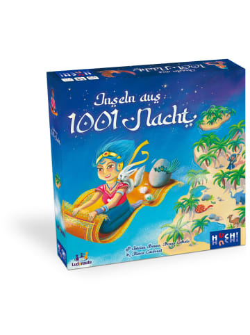 HUCH! Familienspiel Inseln aus 1001 Nacht in Bunt