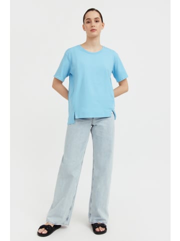Finn Flare Kurzarmshirt in light blue