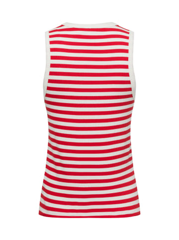 Marie Lund Top in rot ecru - 0002