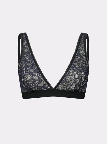 Erlich Textil  BH ICONIC LACE PLUNGE BH in schatten schwarz