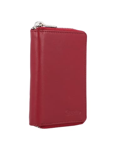Esquire Oslo Nappa Geldbörse RFID Leder 8 cm rot