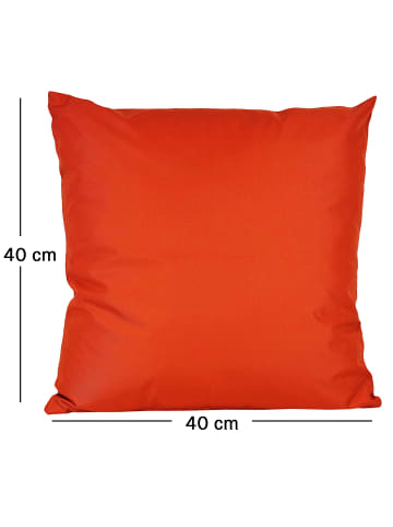 JACK Outdoor Kissen 40x40cm inkl. Füllung in Orange