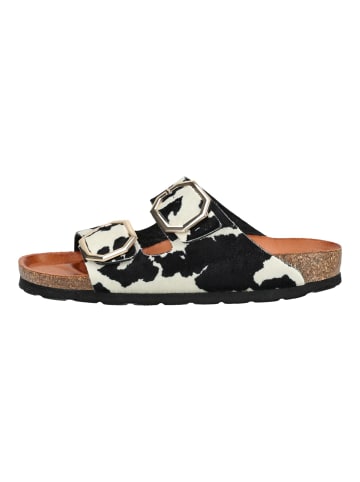 ROHDE Pantoletten in Weiß/Schwarz