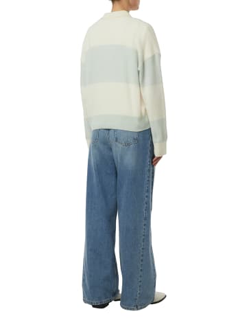 comma Strickpullover in ecru mint - 0001