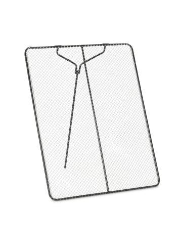 relaxdays Durchwurfsieb in Anthrazit/ Silber - 8x8 mm