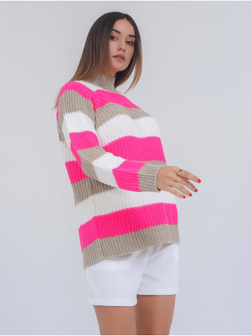 Freshlions Strickpullover Ebba in Pink