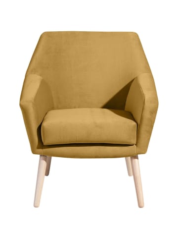 others SESSEL Kachka Bezug Samtvelour Buche natur / mais