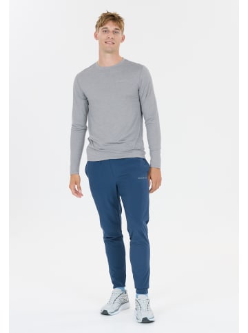 Endurance Langarmshirt Abdon in 2182 Flint Stone