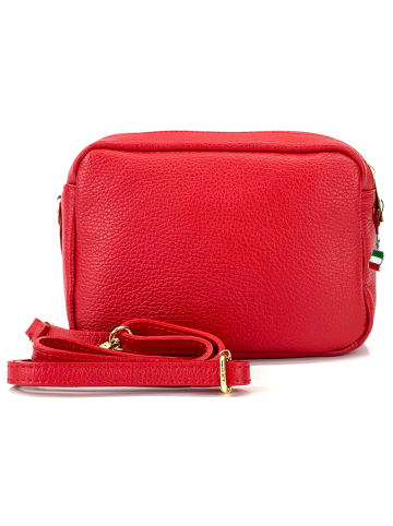 Florence Florence Umhängetasche Leder rot ca. 22cm