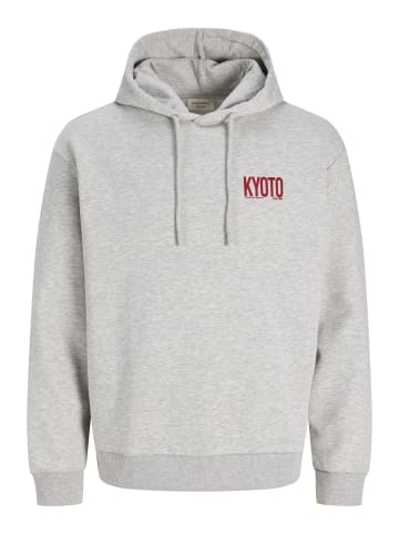 Jack & Jones Kapuzenpullover in Light Grey Melange
