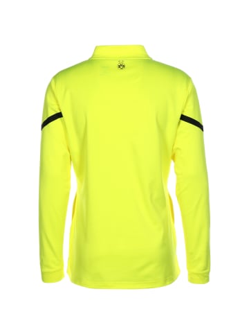 Puma Sweatshirt Borussia Dortmund Prematch 1/4 Zip in gelb / schwarz
