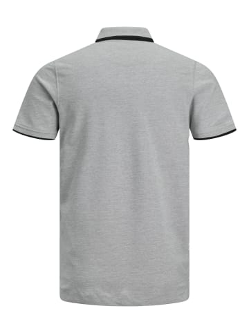 Jack & Jones Poloshirt in Light Grey Melange 3