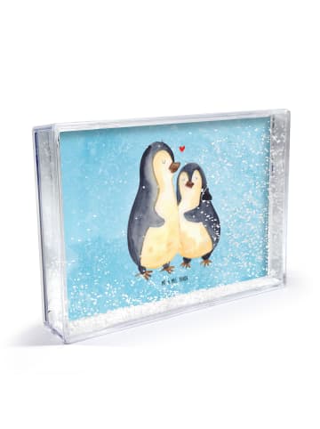 Mr. & Mrs. Panda Acryl-Aufsteller Pinguin umarmen ohne Spruch in Eisblau