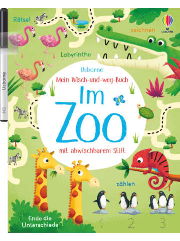 Usborn Buch - Mein Wisch-und-weg-Buch: Im Zoo