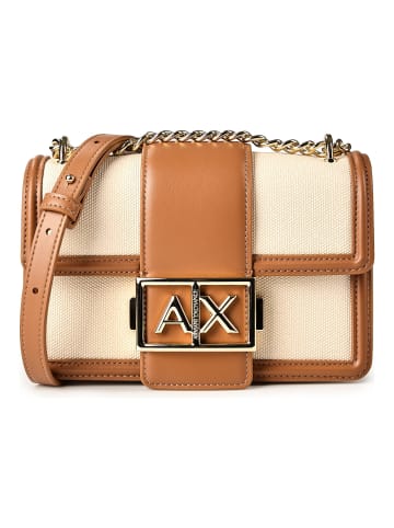 Armani Exchange Wonder Schultertasche 19 cm natur camel