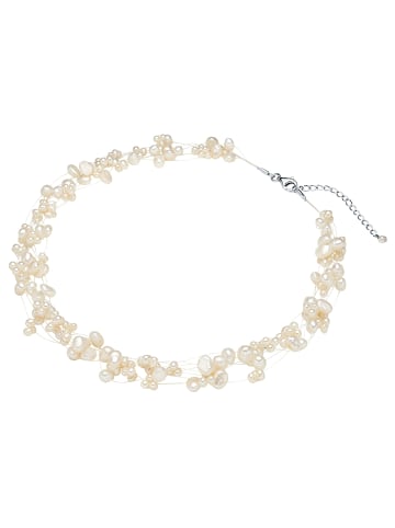 Valero Pearls Kette aus Sterling Silber mit Süßwasser-Zuchtperle in weiß
