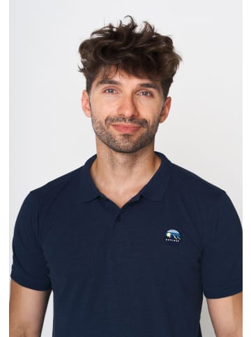 GreenBomb Polo-Shirt Nature Explore in Marineblau