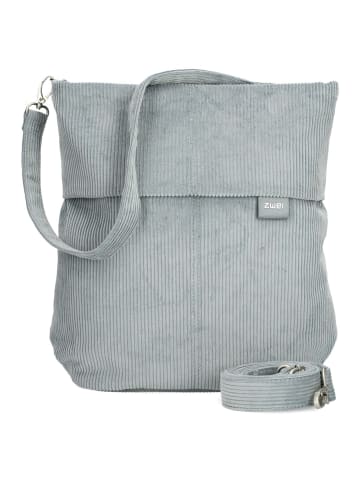 Zwei Mademoiselle M12 - Schultertasche 32 cm (cord-creme) in cord-sage