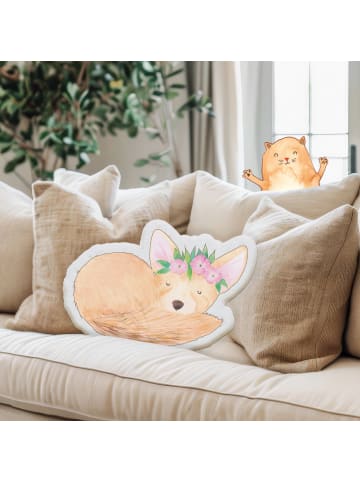 Mr. & Mrs. Panda Kuschelkissen Wüstenfuchs Blumen ohne Spruch in Weiß