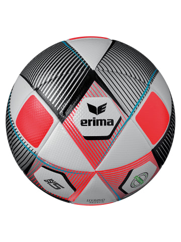 erima Erwachsene Fußball in silber/fiery-coral