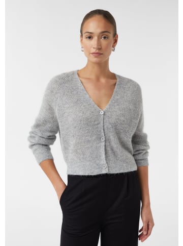 comma CI Strickjacke langarm in Grau
