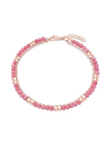 s.Oliver Fußkette Colorful Beads in roségold