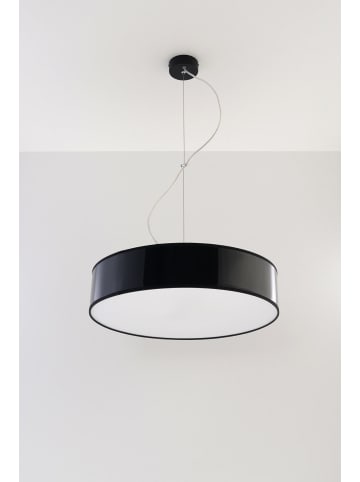 Nice Lamps Hängeleuchte ATIS 45 in Schwarz (H)111cm ø45cm