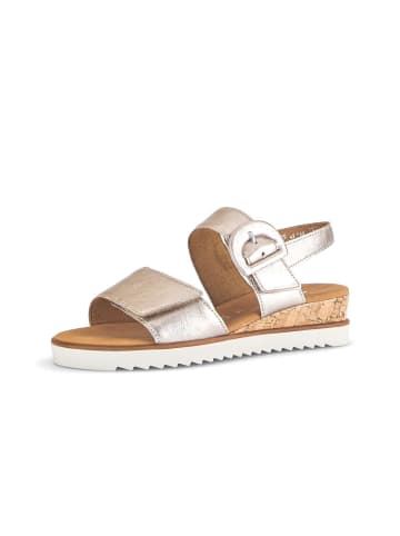 Gabor Plateau Sandalen in gold