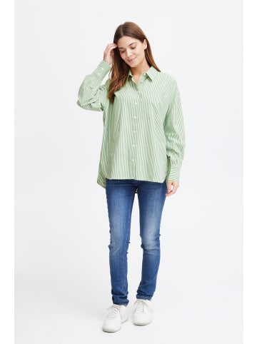 Fransa Langarm - Hemd FRPOPPA Relaxed fit in Online Lime Mix