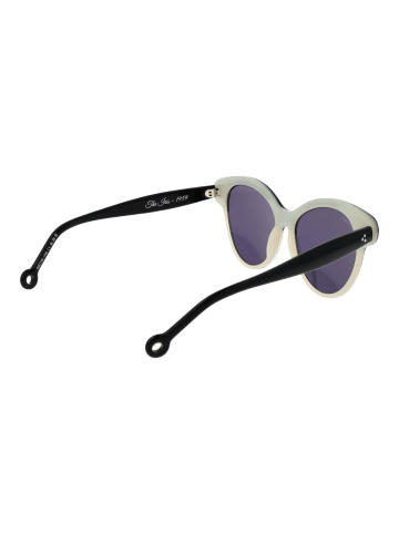 Hally & Son Frauen Sonnenbrille Schmetterling Schwarz