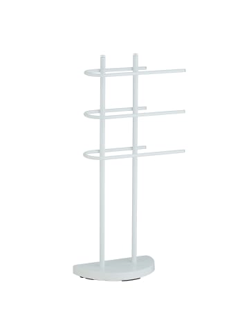 relaxdays Handtuchständer in Weiß - (B)39 x (H)83 x (T)18 cm