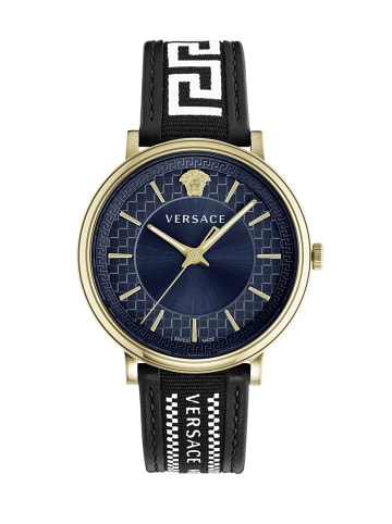 Versace Analoguhr für Herren in blau