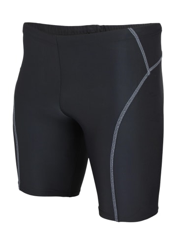 Aquarti Aquarti Herren Badehose Knielang Schwimmhose Jammer in schwarz/grün