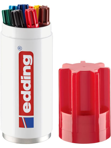 edding Permanentmarker edding 3000 nachfüllbar 1,5-3mm Packung mit 8 Farben