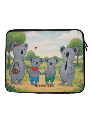 Mr. & Mrs. Panda Laptoptasche Koala Familie zwei Design ohne Spruch in Weiß