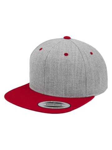  Flexfit Snapback in h.grey/red