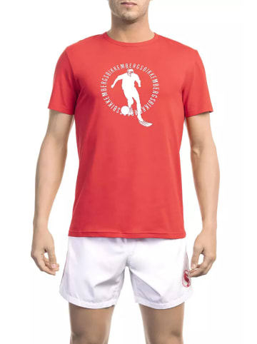 Bikkembergs Weiß Schwarz Baumwolle Herren T-Shirt