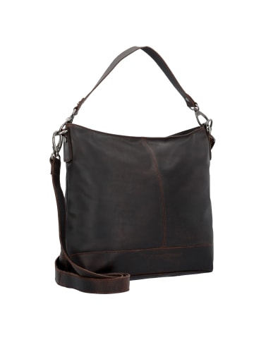 The Chesterfield Brand Wax Pull Up Schultertasche Leder 32 cm braun