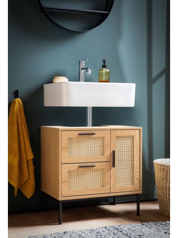 FineBuy Badunterschrank "FB103421" in Braun /