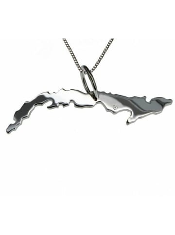 Schmuckador Halskette 50cm Kuba in silber