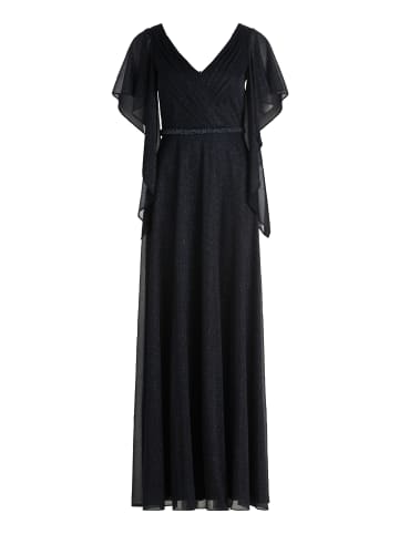 Vera Mont Abendkleid im Glitzer-Look in Dunkelblau/Grau