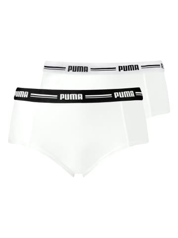 Puma 2er Pack Mini Shorts in Weiß