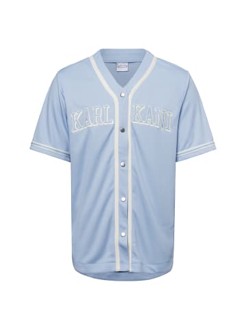 Karl Kani T-Shirt in hellblau beige - 0001