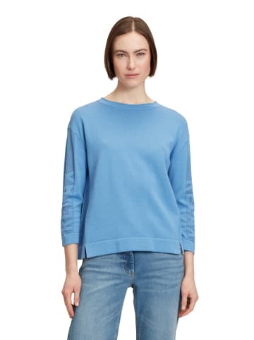 Betty Barclay Feinstrickpullover mit Strickdetails in Ocean Blue