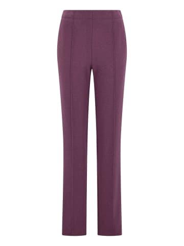 GOLDNER Jerseyhose CARLA aus Flanell in lila