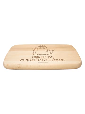 Mr. & Mrs. Panda holzschneidebrett Katze König mit Spruch in Transparent