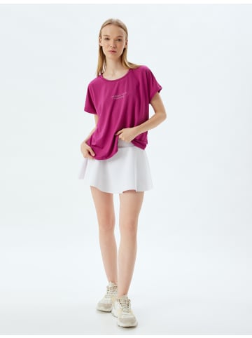 KOTON T-shirt in Fuchsia