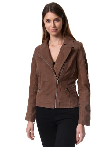 Tazzio Lederjacke "F500" - in Braun