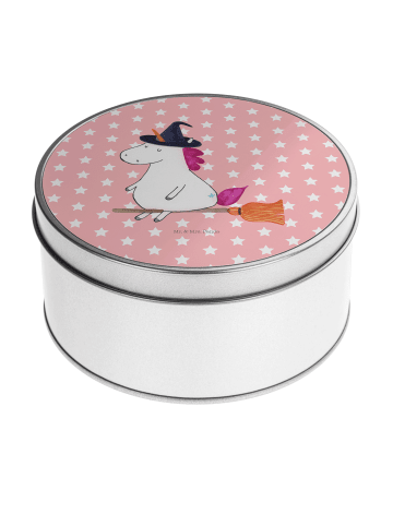 Mr. & Mrs. Panda Metalldose Einhorn Hexe ohne Spruch in Rot Pastell