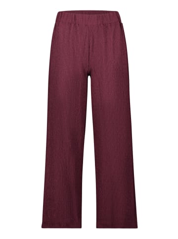 CARTOON Casual-Hose mit weitem Bein in Dark Aubergine